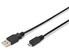 Digitus Classic 1.80 m USB Data Transfer Cable for PC, Netbook, USB Hub, Hard Disk Drive Enclosure