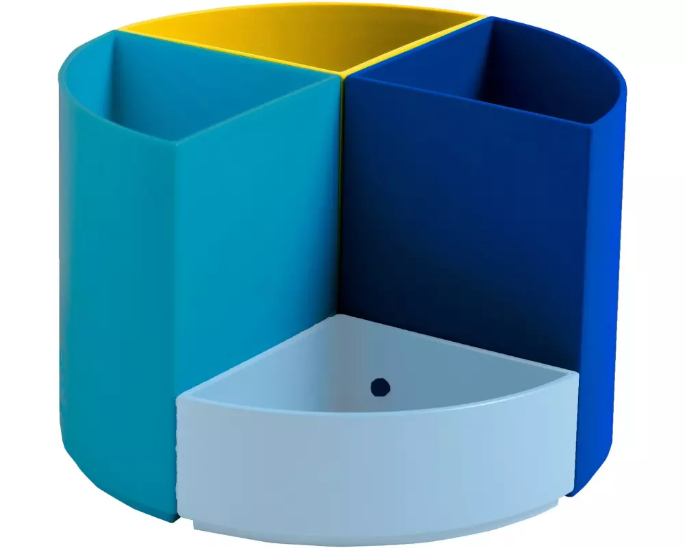 Exacompta Stiftehalter Bee Blue Gelb/Dunkelblau/Hellblau