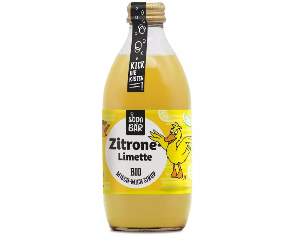 SodaBär Bio-Sirup Zitrone-Limette (Ente) 330 ml