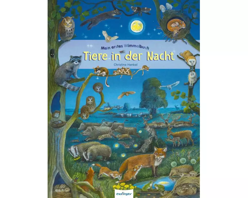 Mein erstes Wimmelbuch: Tiere in der Nacht