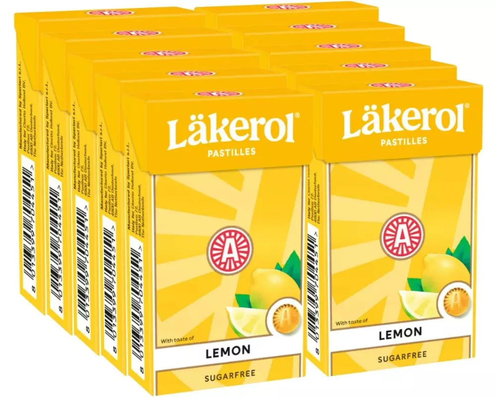 Läkerol Bonbons Lemon Sugarfree 10x 27 g