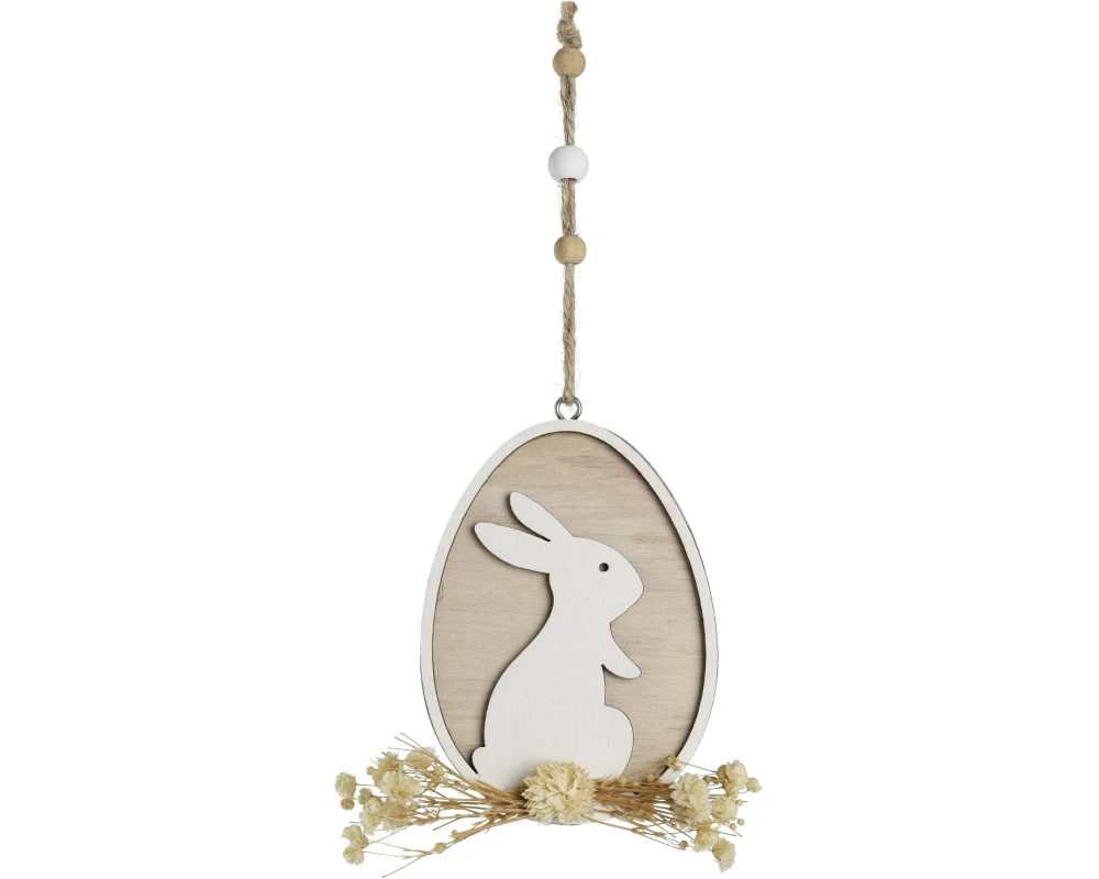 EGLO Aufhänger Hase Maydolong 10 cm, Nature