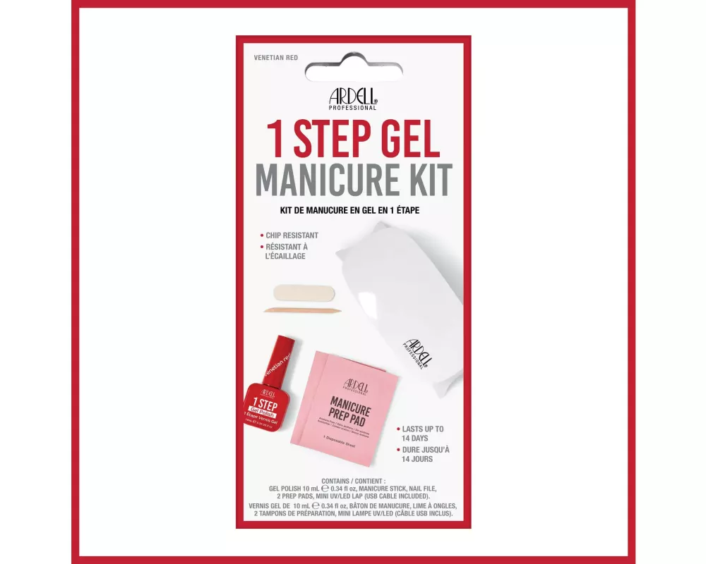 Ardell Gelnägel-Set 1 Step Manicure Kit Venetian Red