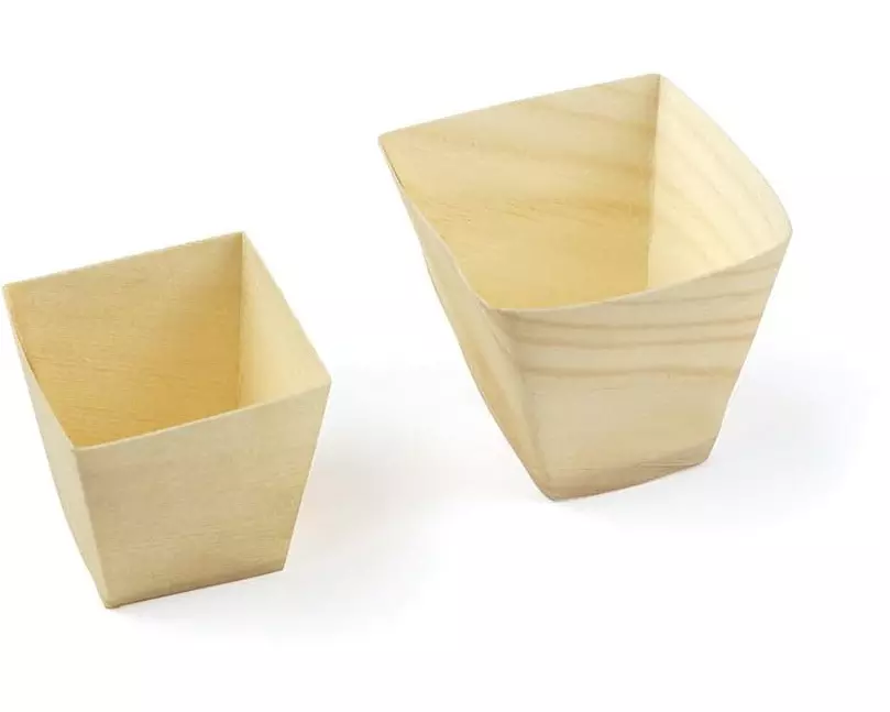 Sier Fingerfood-Schale 4.5 x 4.5 x 4.5 cm, 50 Stück