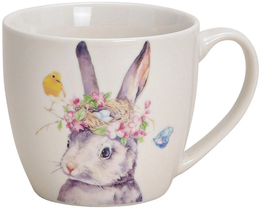 G. Wurm Tasse Hase 350 ml, Mehrfarbig