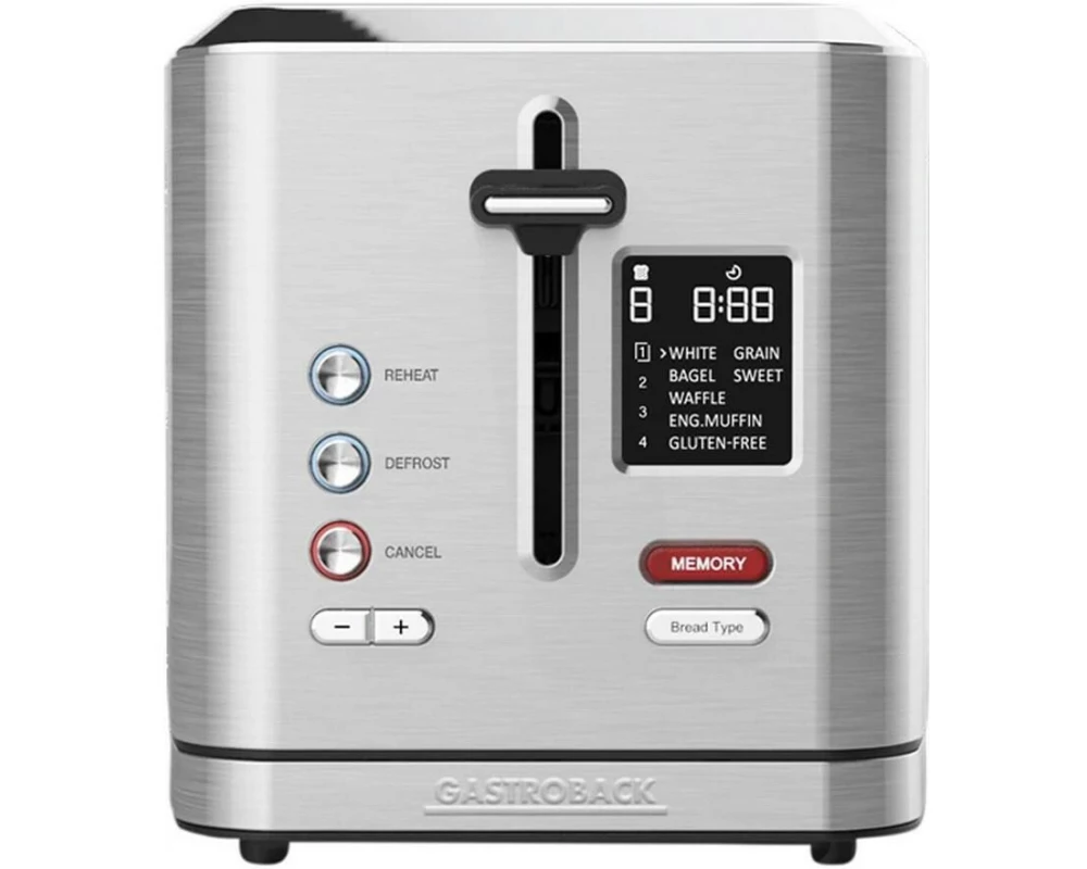 Gastroback Toaster Digital 2S Silber