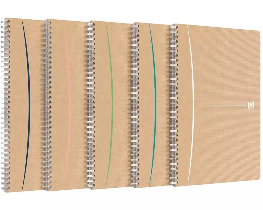 Oxford Notizheft A4, liniert, assortiert