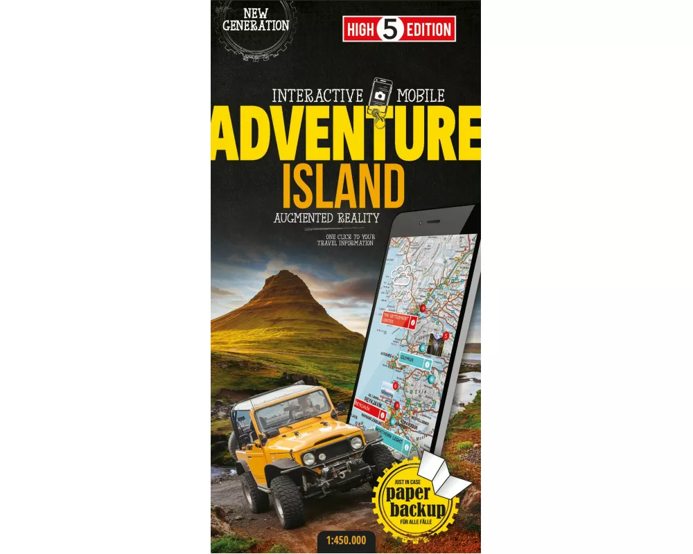 Adventure Map Island 1:450 000
