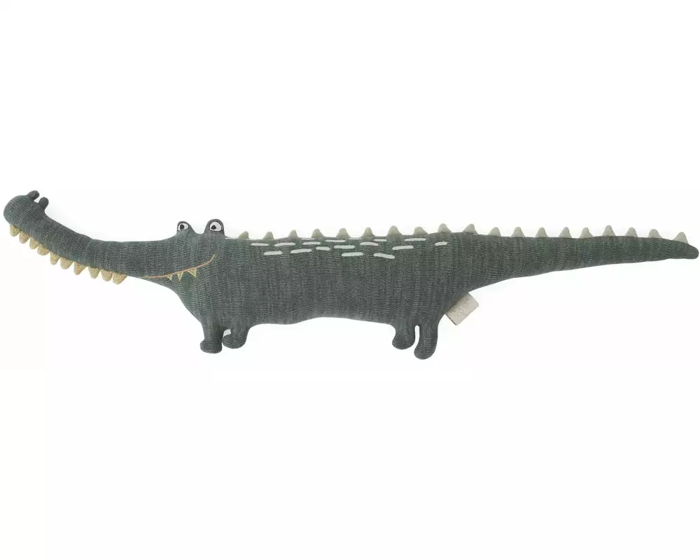OYOY Kuscheltier Mr. Crocodile 90 cm, Dunkelgrün