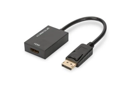 Assmann 20 cm DisplayPort/HDMI A/V Cable