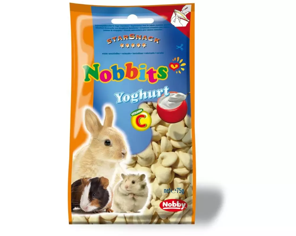 Nobby Snack Nobbits Yoghurt, 75 g