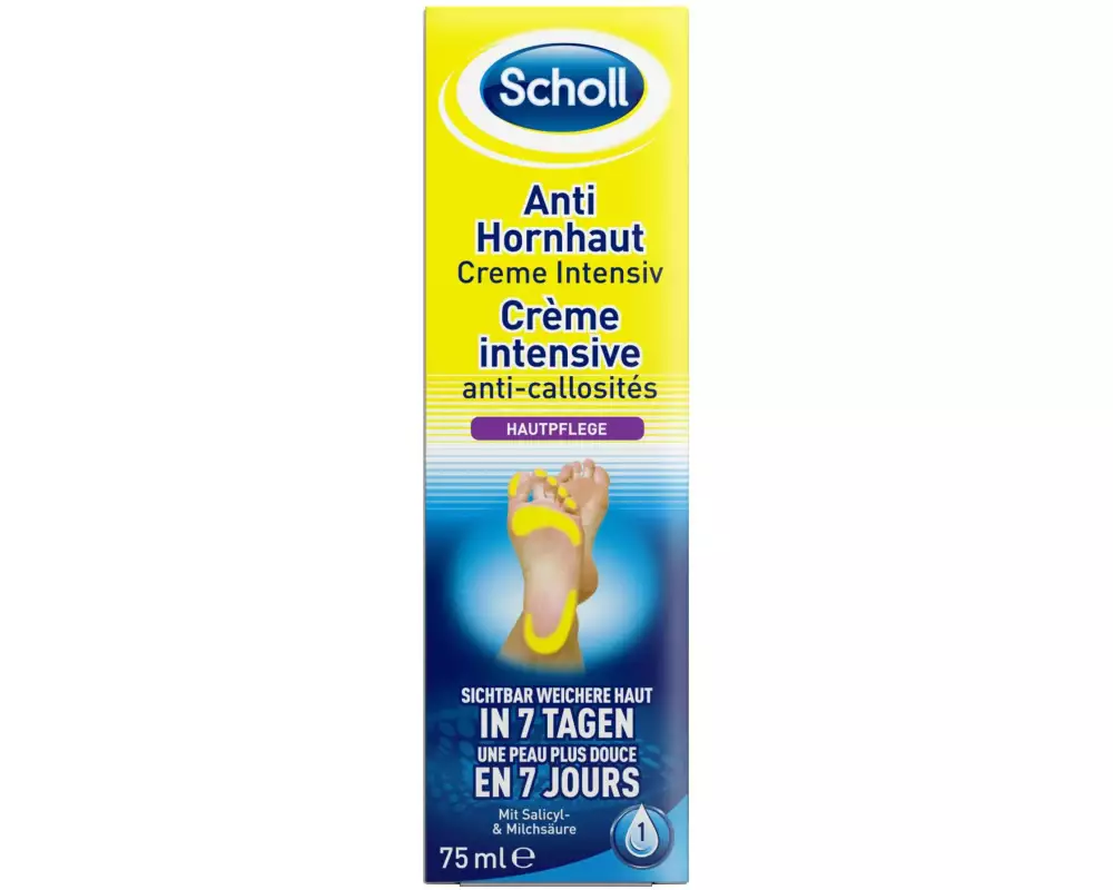 Scholl Fusscrème Anti-Hornhaut Intensiv 75 ml