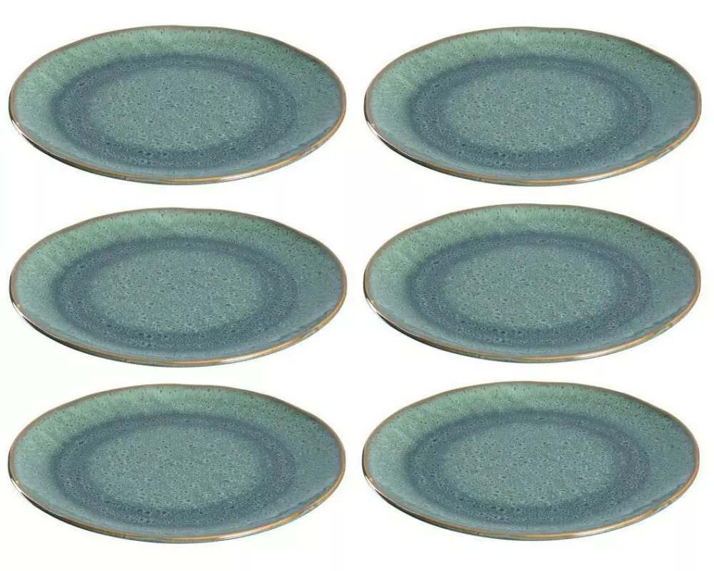 Leonardo Speiseteller Matera 6 Stück, Grün