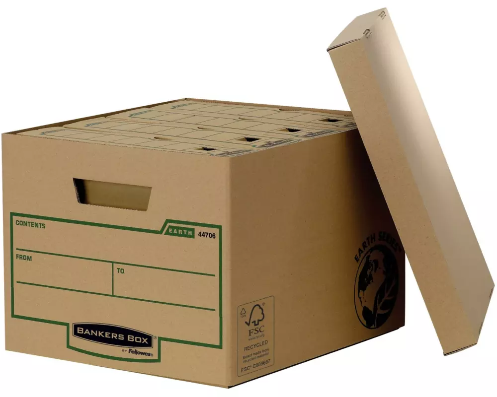 Fellowes Archivschachtel R-Kive EarthSeries Braun, 10 Stück