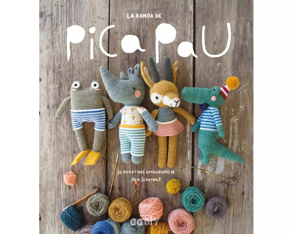 La banda de Pica Pau : 20 divertidos amigurumis