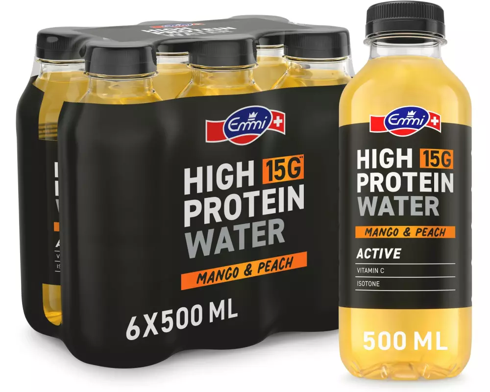 High Protein Water High Protein Water Mango und Peach 6 x 500 ml