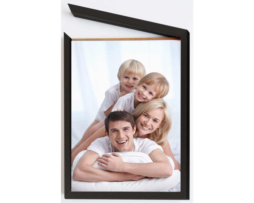 DEBEX Wechselrahmen 13x18cm H8401V130180 Holz, magnetisch schwarz