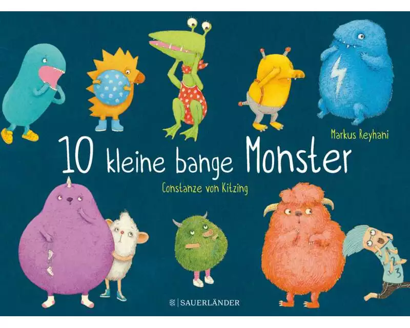 10 kleine bange Monster