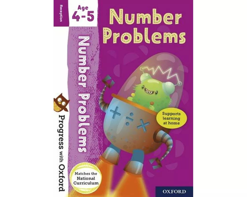 Progress with Oxford: Progress with Oxford: Number Problems Age 4-5 - Practise for School with Essential Maths Skills