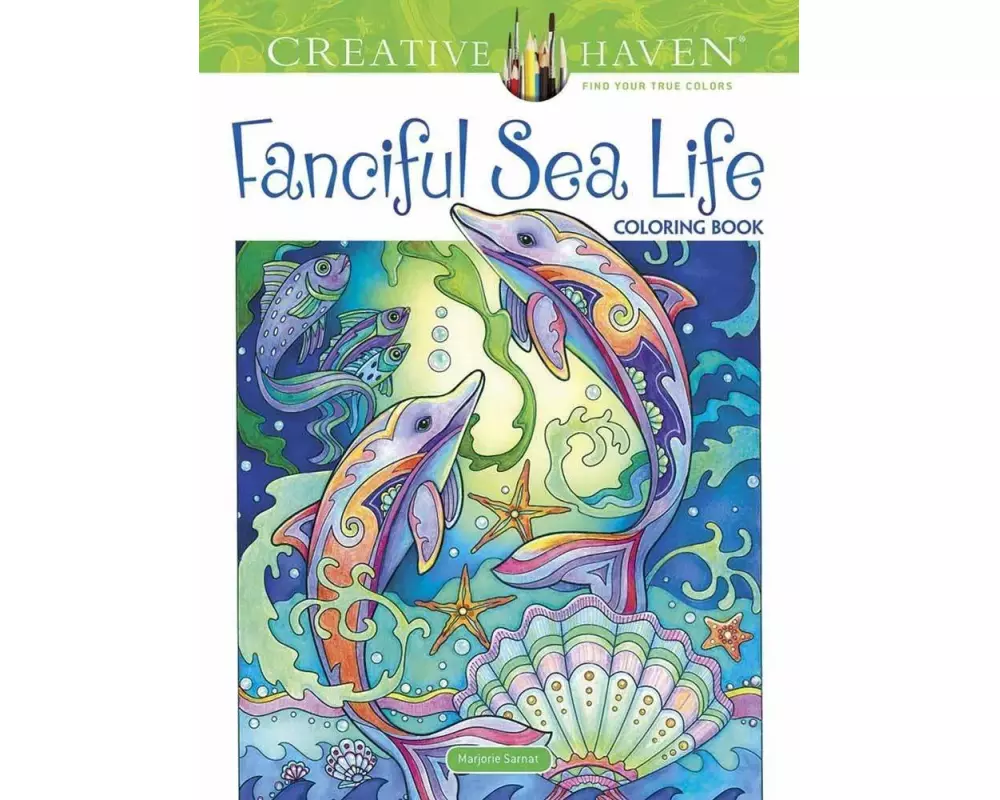 Creative Haven Fanciful Sea Life Coloring Book