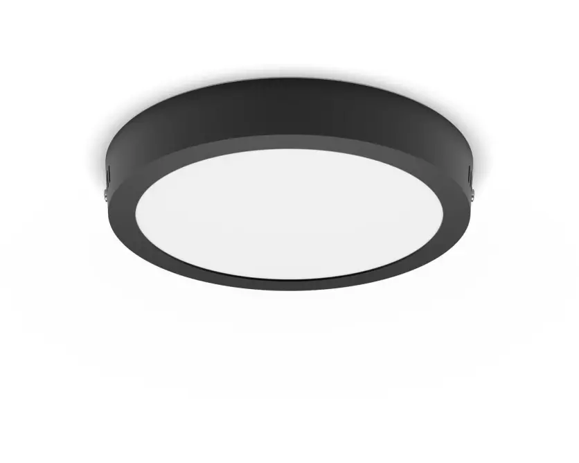 Philips LED Einbauspot SlimSurface DL252, 12W, 2700K, rund, schwarz