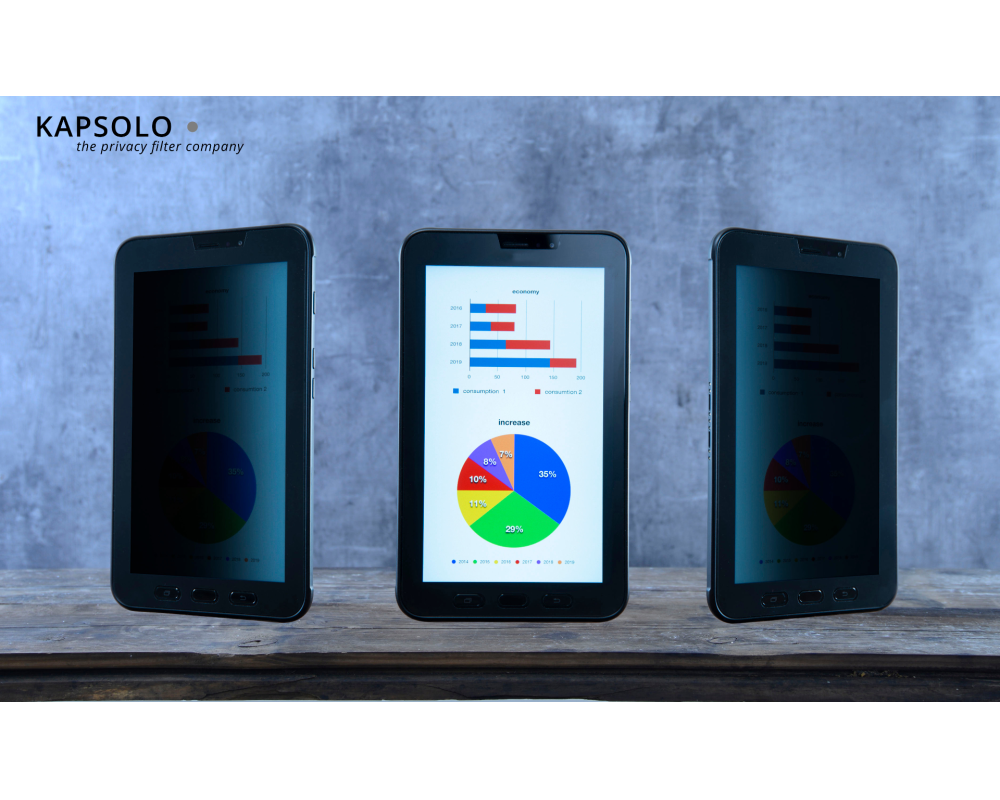 KAPSOLO 2-wege Blickschutzfilter KAP10316 Apple iPad Pro 12,9inch