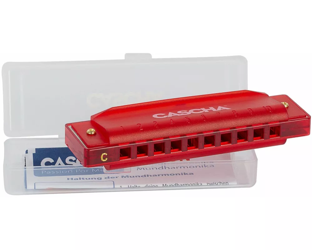 Fun Blues Mundharmonika Red (incl. hard case and flyer)