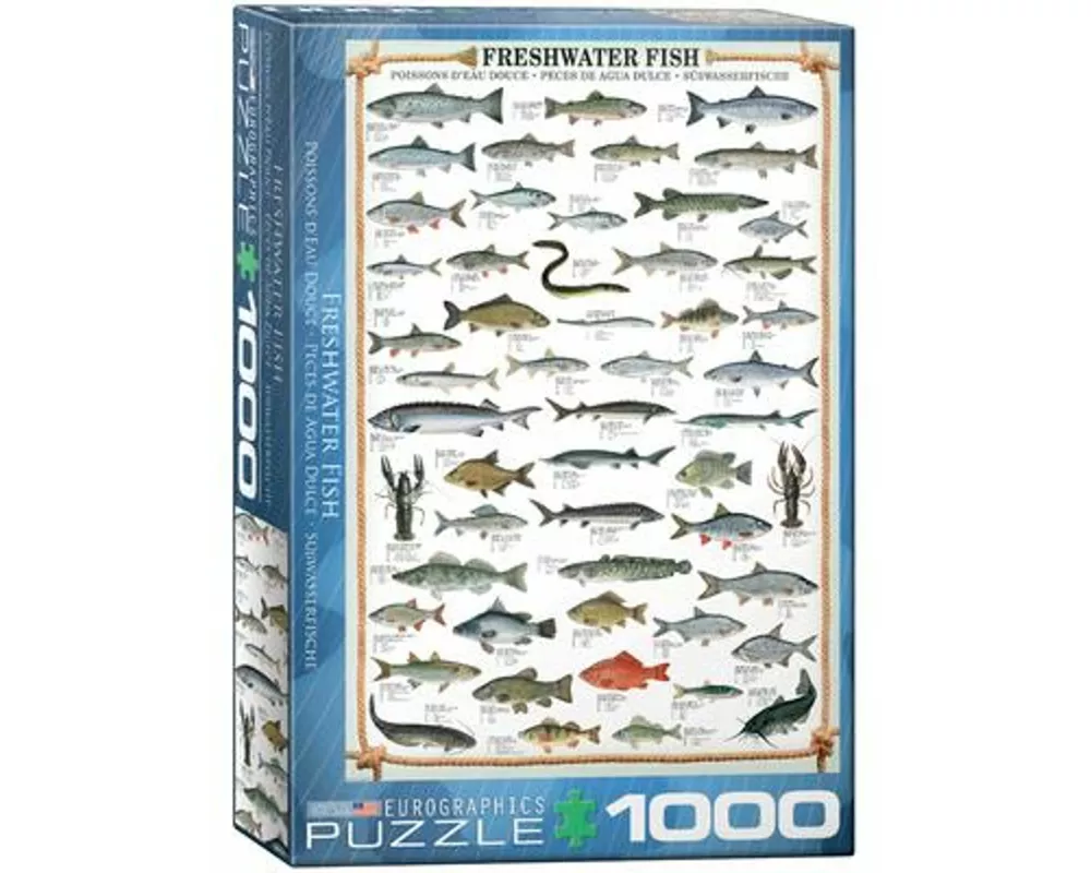 Puzzle 1000 Teile - Freshwater Fish