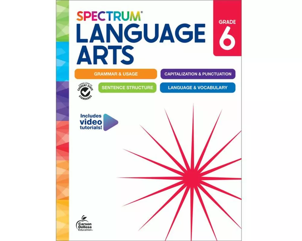 Spectrum Language Arts Workbook Grade 6
