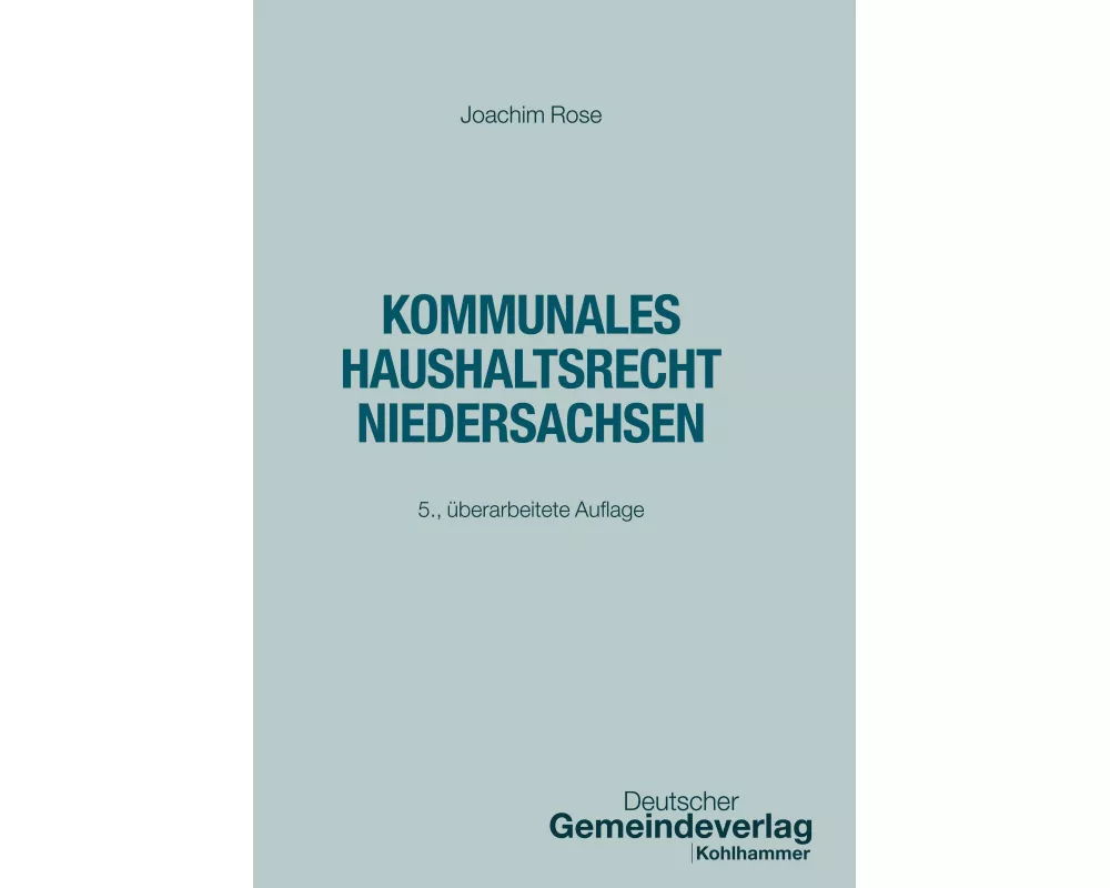 Kommunales Haushaltsrecht Niedersachsen