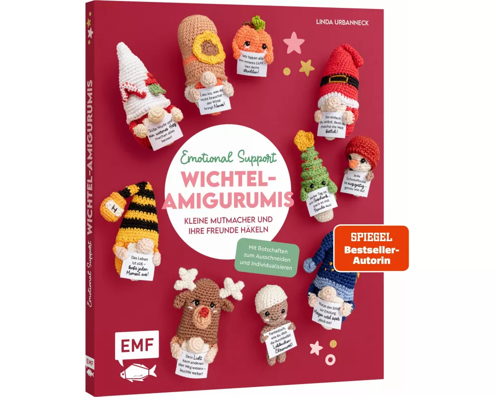 Emotional Support Wichtel-Amigurumis – Kleine Mutmacher und ihre Freunde häkeln