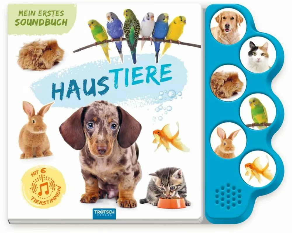 TRÖTSCH - Soundbuch Mein erstes Soundbuch Haustiere| Ab 1,5 Jahren