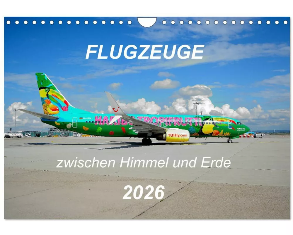 Flugzeuge zwischen Himmel und Erde (Wandkalender 2026 DIN A4 quer), CALVENDO Monatskalender