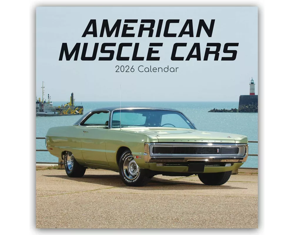 American Muscle Cars - Amerikanische Muscle-Cars 2026 - 16-Monatskalender