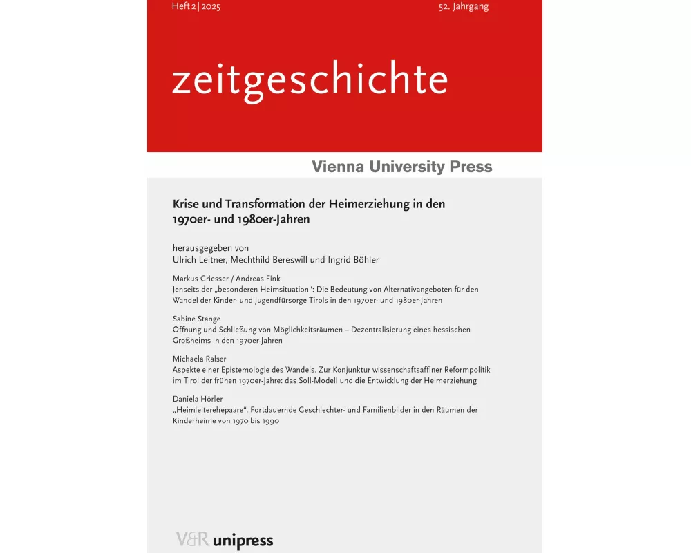 Krise und Transformation der Heimerziehung in den 1970er- und 1980er-Jahren
