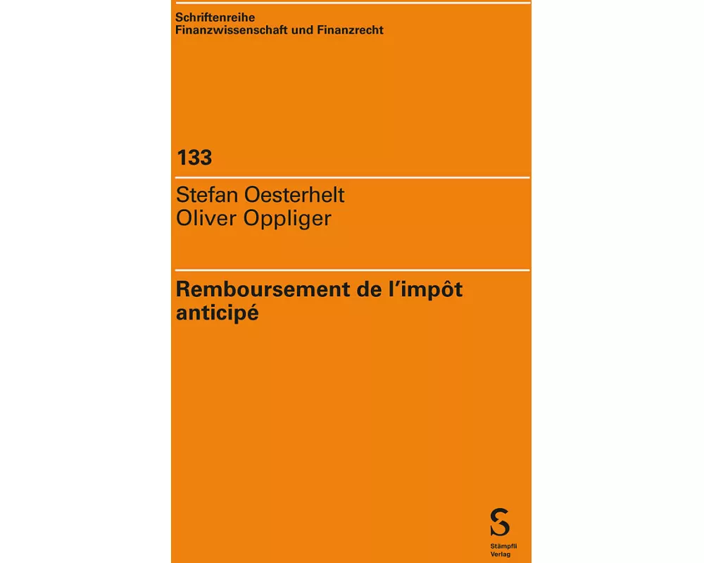 Remboursement de l'impôt anticipé