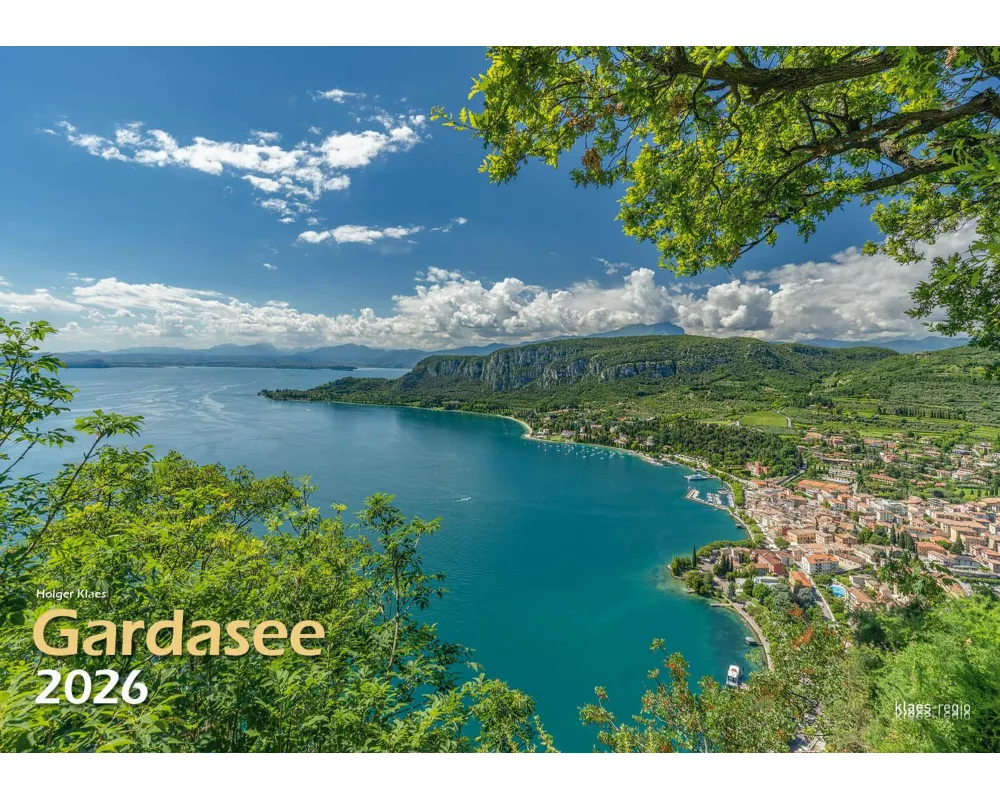 Gardasee 2026 Bildkalender A3 cm quer, spiralgebunden
