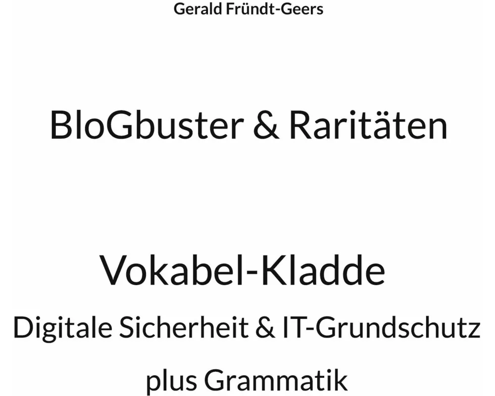 BloGbuster & Raritäten