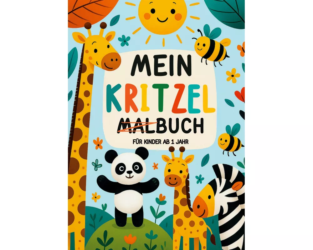 Mein Kritzel Malbuch für Kinder ab 1 Jahr