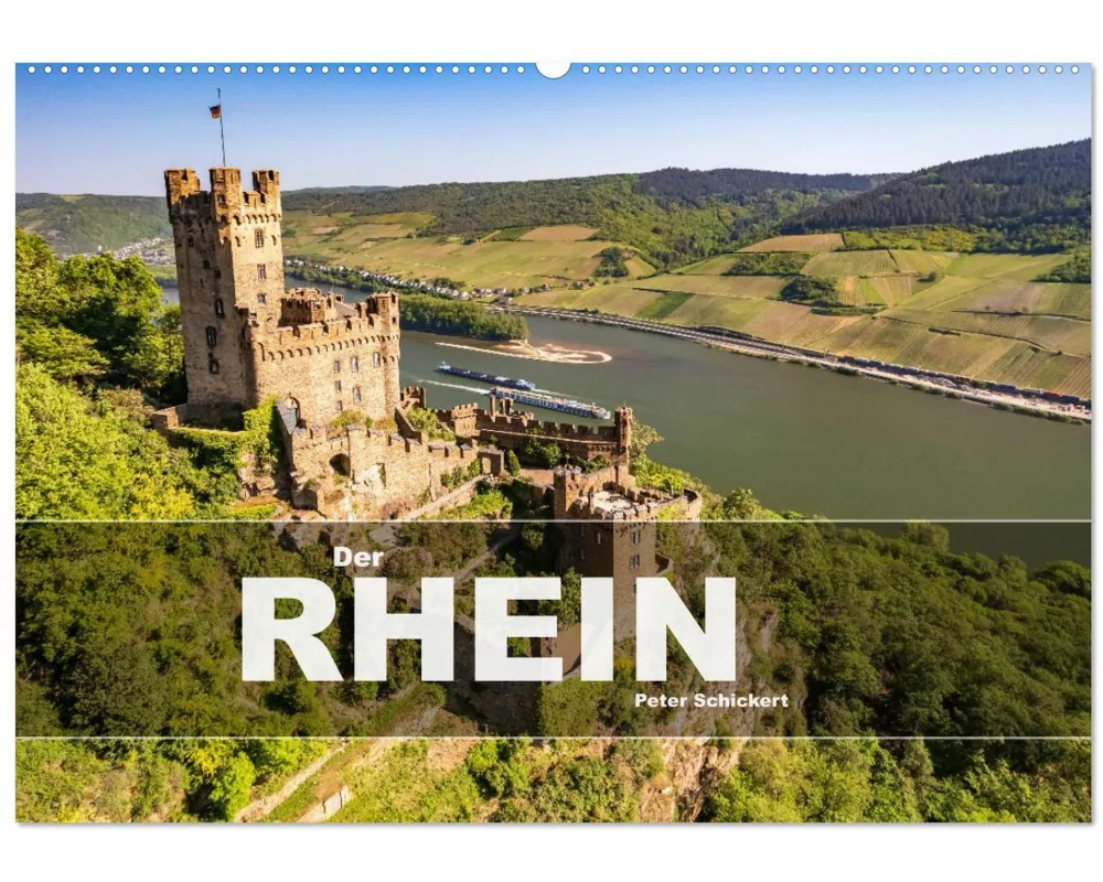 Der Rhein (Wandkalender 2026 DIN A2 quer), CALVENDO Monatskalender