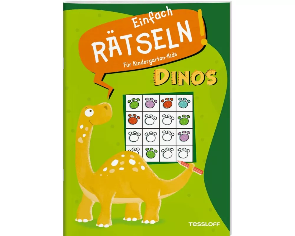 Einfach rätseln! Für Kindergarten-Kids. Dinos