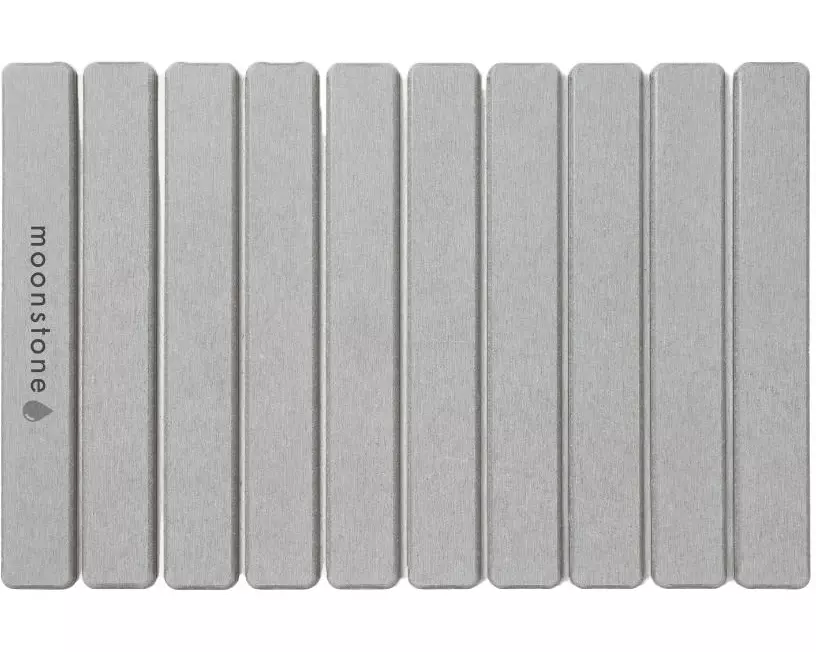 Moonstone Badematte Melipa 60 x 36 cm, Grau