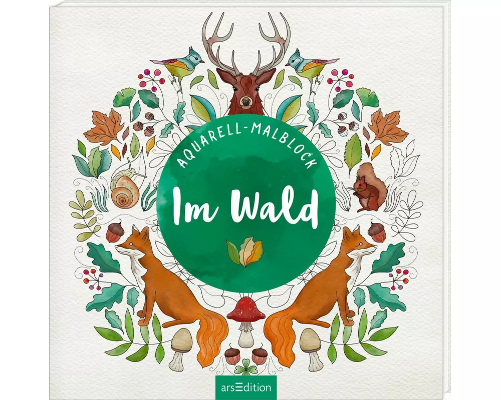 Aquarell-Malblock – Im Wald