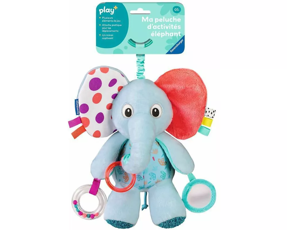 Peluche activité éléphant