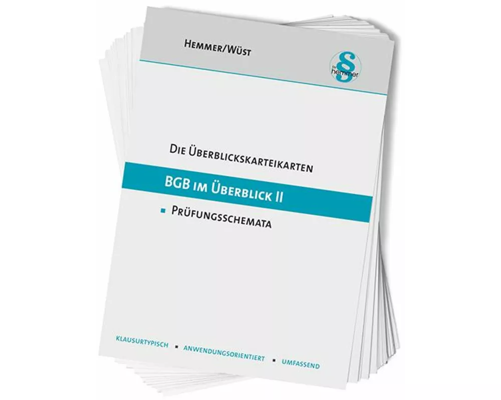 Überblickskarteikarten BGB im Überblick II - Nebengebiete