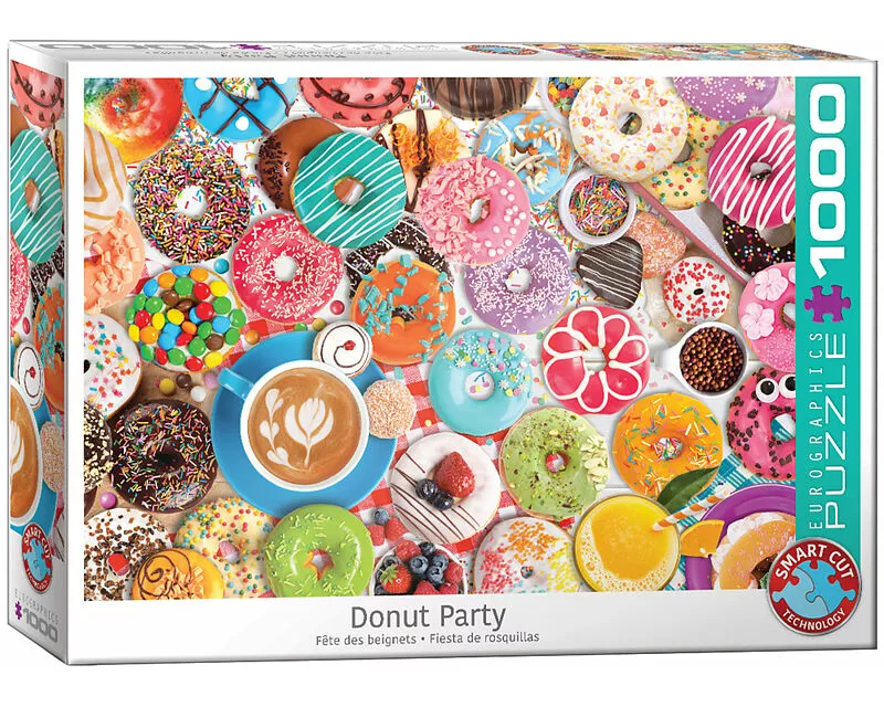 Puzzle 1000 Teile - Donut Party