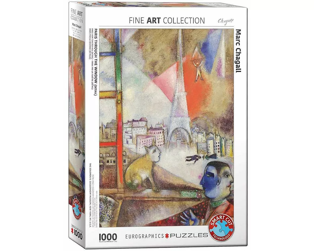 Puzzle 1000 Teile - Chagall M: Paris through the Window