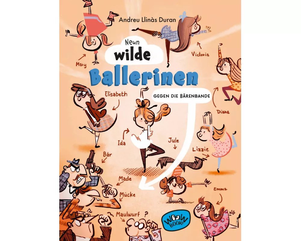 Neun wilde Ballerinen