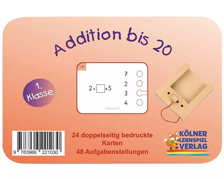 Lochkasten. Addition bis 20 6-7