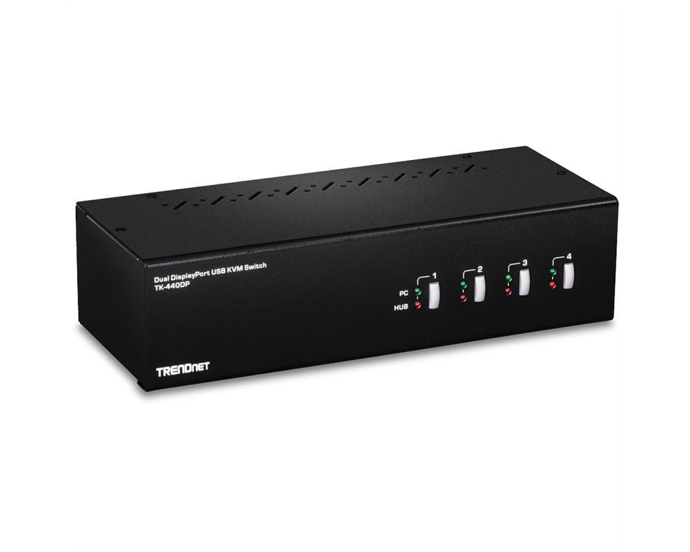TRENDnet TK-440DP 4-Port Dual Monitor Display Port KVM Switch